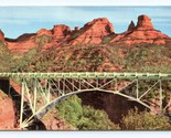 Midgely Bridge Highway 89 Oak Creek Canyon Arizona AZ  UNP Chrome Postca... - $2.92