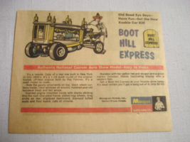 1968 Color Model Ad Monogram Boot Hill Express - €6,81 EUR