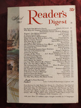 Readers Digest April 1965 Corey Ford William Piper Andre Maurois Dusty Rhodes - £5.52 GBP