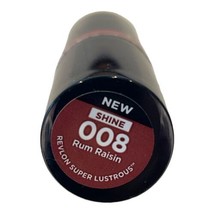 Revlon Super Lustrous Glass Shine Lipstick 008 Rum Raisin Sealed - $42.74