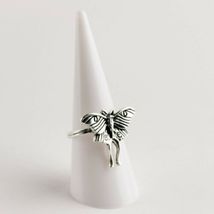 Butterfly Ring Silver Color Sizes 5 6 7 8 9 Fashion Jewelry image 4