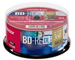 Victor JVC Bluray Disc 50GB BD-RE DL Inkjet Printable Rewritable New Japan - £62.96 GBP