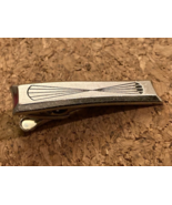 HICKOK USA Tie Bar Tie Clip Tie Clasp Art Deco Style approx 1.5" - $5.90