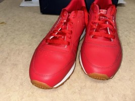 Reebok Unisex Classic Leather Sneaker Red/White Rubber Gum GY3601  Size 8 US - £37.58 GBP