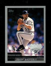 2000 Topps Opening Day #71 John Snyder Nmmt (Rc) - £0.96 GBP