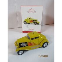 2015 Hallmark Keepsake Kustoms 1932 Ford Hot Rod Yellow Die Cast Metal Ornament - $21.70 CAD