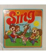 Tinkerbell Records Sing and Other Children&#39;s Folk Song LP Vintage Media - £5.52 GBP