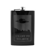 8oz -BLACK- I Want to Believe Flask L1 - $403.41 MXN