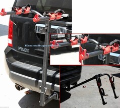 Hitch Mounted Two 2 Bike Bicycle Rack Carrier - Standard Hitch Receiver ... - $941.59 MXN