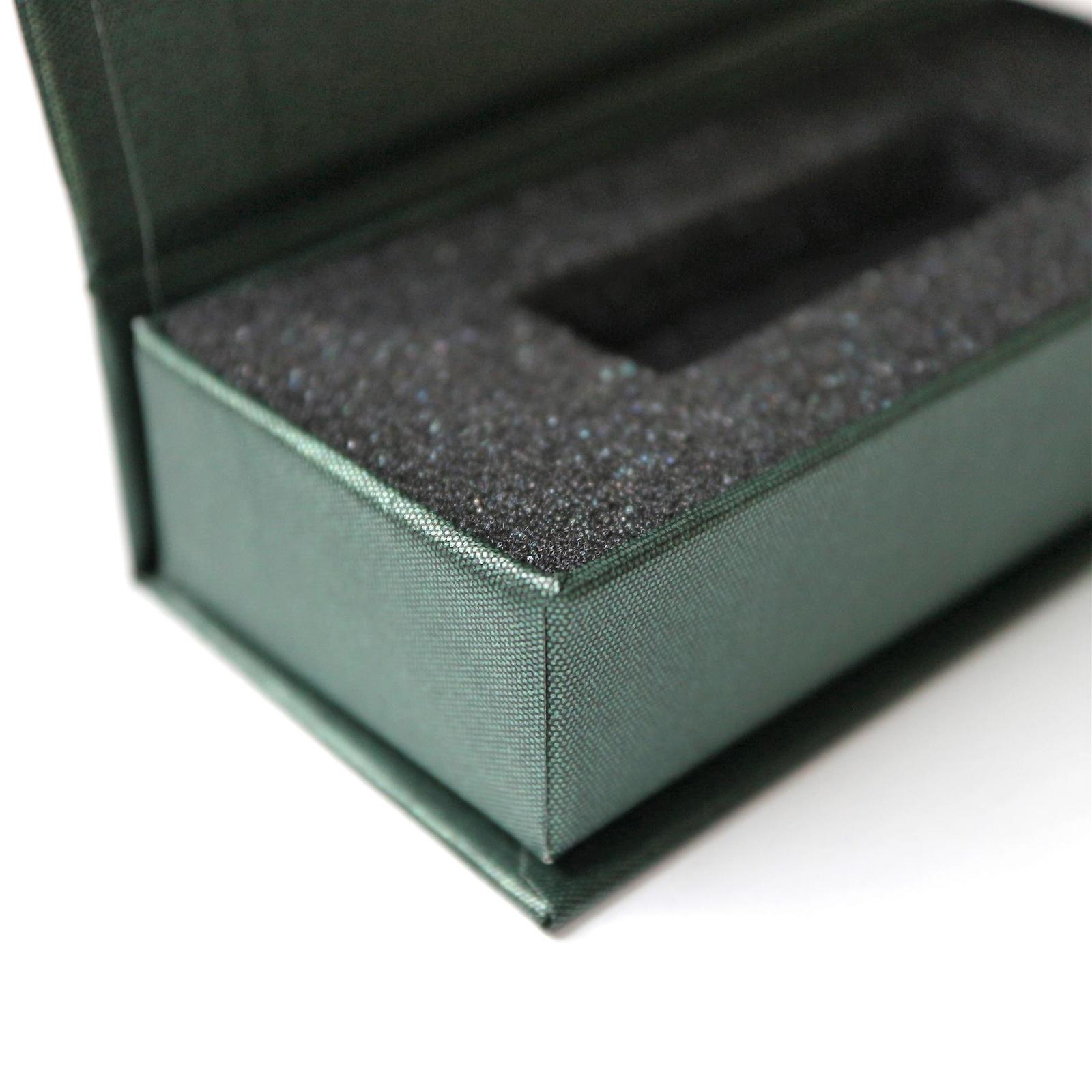 4x Magnetic USB Presentation Gift Boxes, Sage Green, flash drives - $28.62