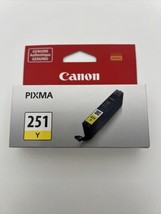 Canon Pixma 251 Yellow Ink Tank Cartridge for iP7220/iP8720/iX6820/MX922... - $8.59