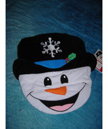 Holiday time frosy/snowman plush toilet seat cover - £19.53 GBP