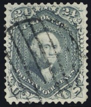 70b, Used VF 24¢ Steel Blue - With PSE Graded &quot;85&quot; And PFC * Stuart Katz - £764.06 GBP