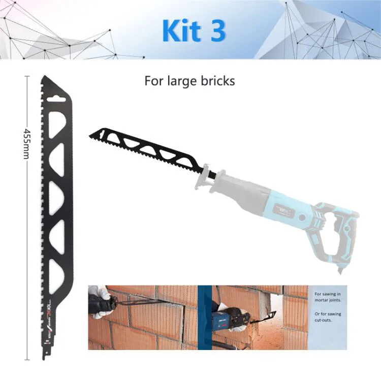 NEWONE Reciprocating Saw Blade Cutting Red/Grey Brick and Stone, Hand Sa... - $4,850.11 MXN