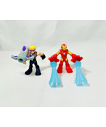 Marvel Playskool Heroes Super Hero adventures Hawkeye &amp; Iron man action ... - $272.90 MXN