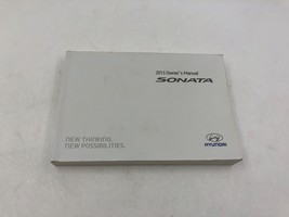 2013 Hyundai Sonata Owners Manual Handbook OEM C04B11012 - £21.49 GBP