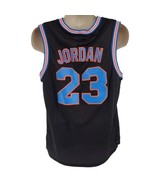 Vintage Champion Space Jam Michael Jordan Jersey Tune Squad Size L Black - $44.50