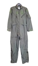 Military Flyers Mens 40R Coveralls CWU-27P Flight Suit Sage Green Air Fo... - $39.99