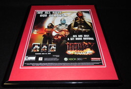 Hellboy Science of Evil 2008 XBox Framed 11x14 ORIGINAL Vintage Advertisement  - £27.68 GBP