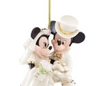 Lenox Disney Mickey &amp; Minnie Dream Wedding Figurine Ornament Bride &amp; Gro... - $28.00