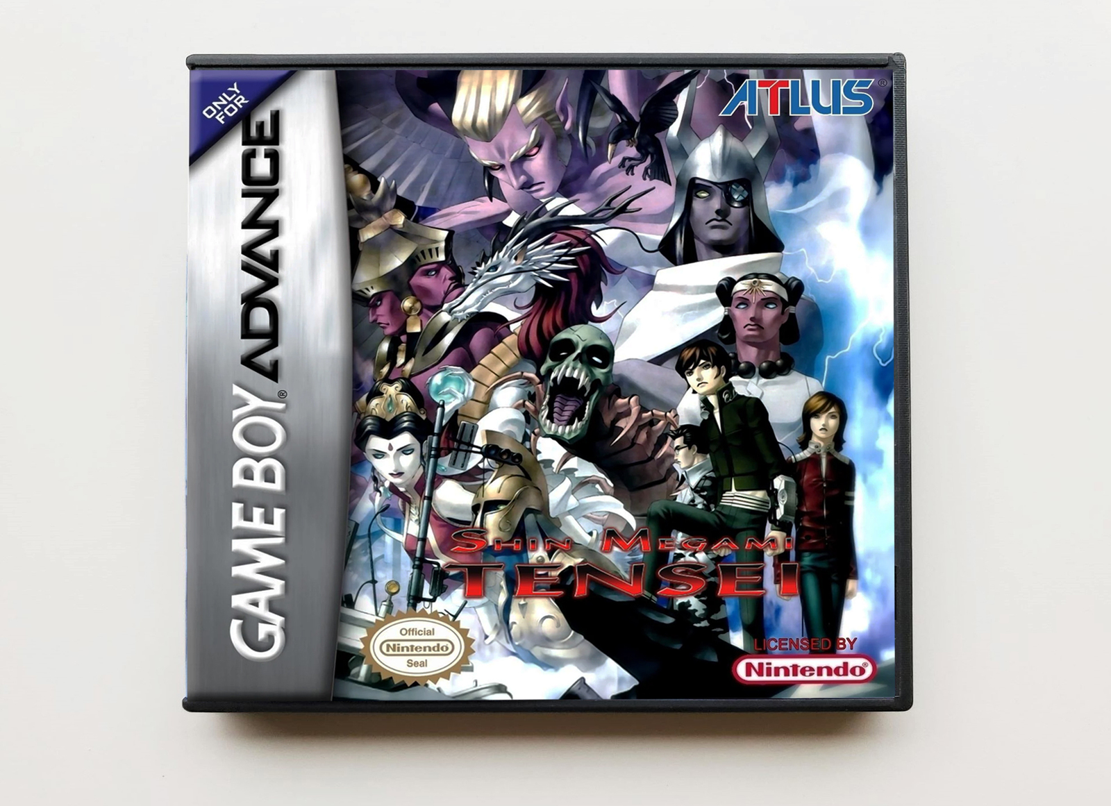 Shin Megami Tensei 1 - Gameboy Advance (GBA) Custom Case / Game
