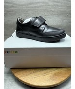 Geox Boys J Federico Black Leather School Shoes J26D1A. EU 36. US 4 - $82.07