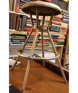 Vintage Cosco  24  by 13 inch metal and vinyl stool  - £58.44 GBP