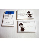 Complete Sets of Deed Cards, Community &amp; Chance Monopoly Electronic Bank... - $13.66 CAD