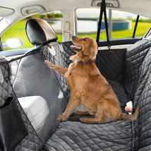Premium Dog Rear Car Seat Cover+Free Seat Belt Strap New - £32.84 GBP