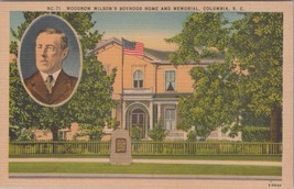 ZAYIX Postcard President Woodrow Wilson Boyhood Home Columbia SC 090222PC18 - £3.18 GBP