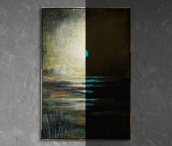 Glow in the dark art &quot;Echoes of nature&quot;, Lighted wall art, Glow-in-the-d... - £377.71 GBP