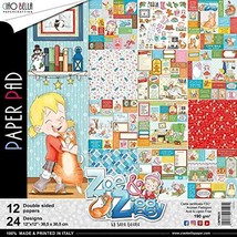 Ciao Bella Paper Papr Pck 12X12 12PK, Us:One Size, Zoe &amp; Ziggy, 12 Designs/2 Eac - £21.57 GBP