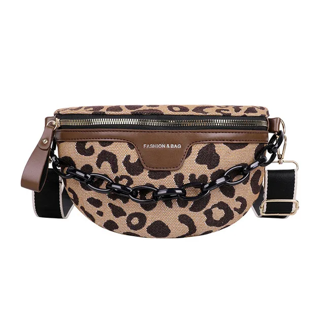 Women Bag Casual Vacation  Crossbody Chest Bags s Pattern Zipper Waist Bags  Hal - £51.05 GBP