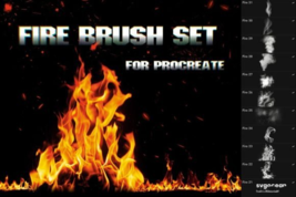 Fire and Flame Procreate Brushes - £3.84 GBP