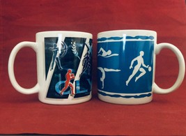 Atlanta 1996 Olympic collectible  souvenirs 2 coffee mugs - £12.66 GBP