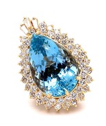 Authenticity Guarantee 
Lady&#39;s 14K Yellow Gold Ring with 20.44ct Aquamar... - €23.178,51 EUR