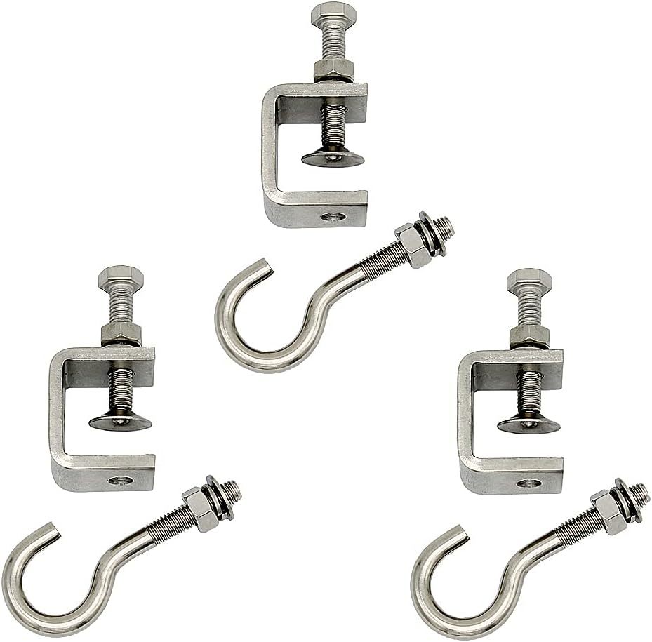 C Clamp Stainless Steel, Beam Clamp; C Clamps.Comes With Stainless, Roun... - $30.96