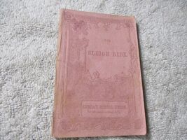 Vintage 1850s Miniature Book tract Christmas Sleigh Ride Carlton and Por... - $49.49