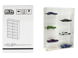 Showcase 12 Car Display Case Wall Mount with White Back Panel &quot;Mijo Exclusives&quot;  - £37.21 GBP