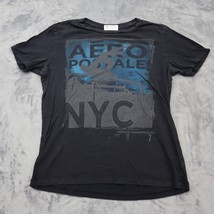 Aeropostale TShirt Mens Small Black Lightweight Casual Short Sleeve Skateboard - £17.81 GBP