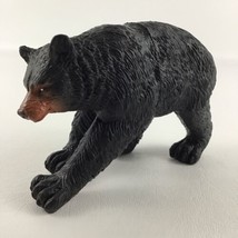 Black Bear Realistic 5&quot; PVC Figure Toy Wild Animal K&amp;M International Vintage - £15.83 GBP