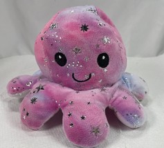 REVERSIBLE OCTOPUS PLUSH STUFFED TOY OCTOPUS APPROX. 7 1/2 Inch Wide MUL... - $7.43