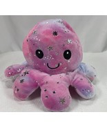 REVERSIBLE OCTOPUS PLUSH STUFFED TOY OCTOPUS APPROX. 7 1/2 Inch Wide MUL... - $7.43
