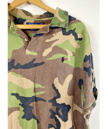 Ralph Lauren Camo Polo Shirt Size XL Mens Camouflage Print Knit Military... - $49.72