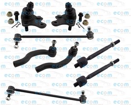 8Pcs Steering Kit For Toyota RAV4 LE XLE Sport 2.5L Tie Rods Ball Joints Sway Ba - £99.95 GBP
