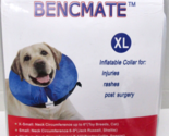 New Benchmate XL Inflatable 18&quot; Blue Dog Collar Rottweiler Mastiff Great... - $16.14