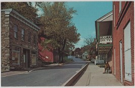 Harpers Ferry West Virginia WV Looking up High Street UNP Vtg Chrome Postcard - £3.59 GBP