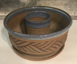 Pottery Bowl Signed by Artist Tom Earth Tones Planter, Gardening Pot, 10... - £21.32 GBP