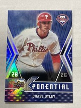 2009 Upper Deck X Xponential Chase Utley #X-CU Phillies - £4.57 GBP
