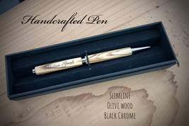 Deluxe Engraved Wooden Pen Set Bridal Party Wedding Favour Bomboniere Gi... - $49.00